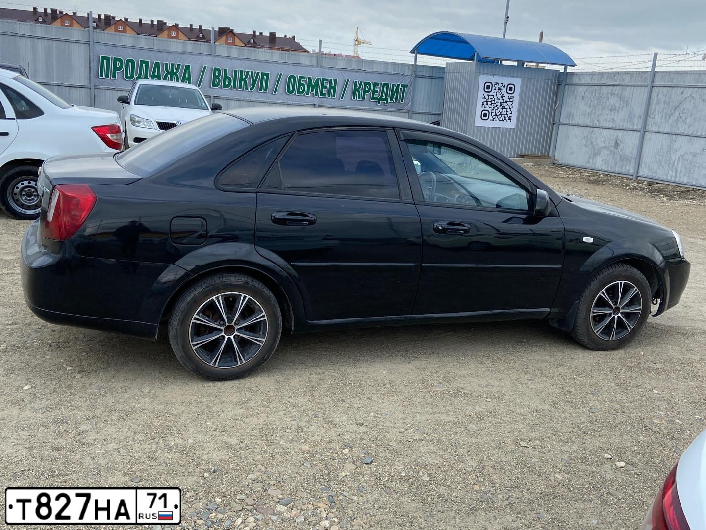 Фото автомобиля CHEVROLET LACETTI, 2010. Цвет: ЧЕРНЫЙ
