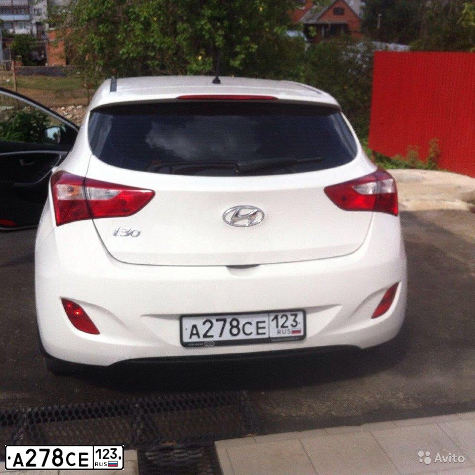 Фото автомобиля HYUNDAI I30, 2012 — госномер О719НТ126. Цвет: Белый