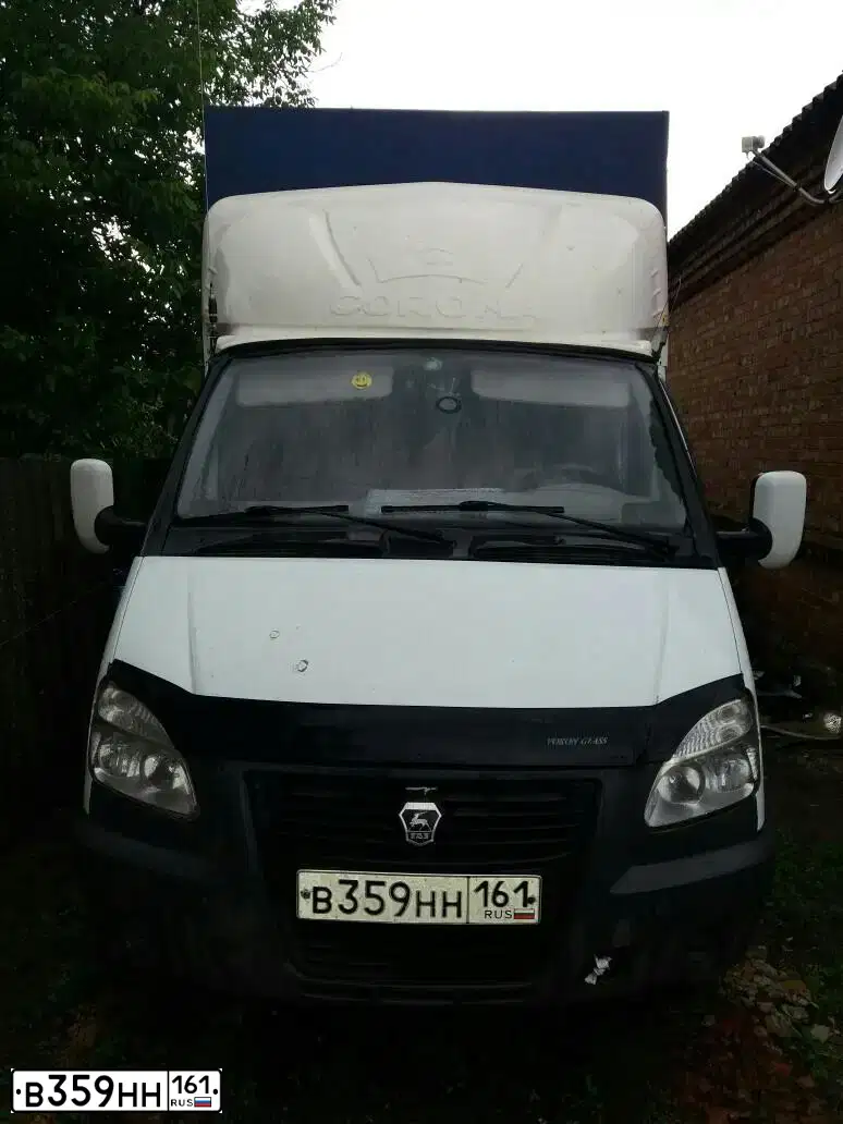 Фото автомобиля GAZ 3302 EL, 2006 — госномер В359НН161. Цвет: Белый