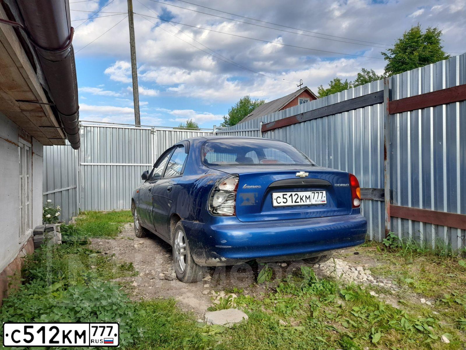 Фото автомобиля ZAZ LANOS, 2006 — госномер С512КМ777. Цвет: СИНИЙ