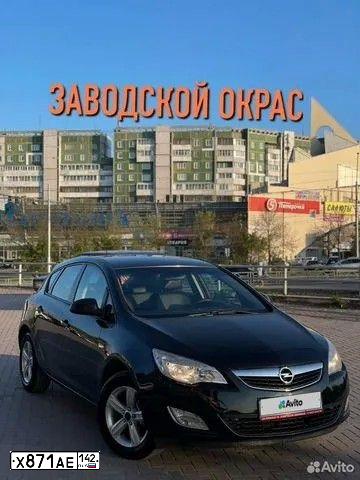 Фото автомобиля OPEL ASTRA, 2011 — госномер У309МЕ142. Цвет: ЧЕРНЫЙ