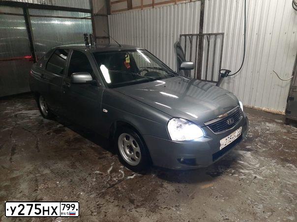 Фото автомобиля LADA 2172 PRIORA, 2009 — госномер К039УМ95. Цвет: СРЕДНИЙ СЕРО-ЗЕЛЕНЫЙ МЕТ.