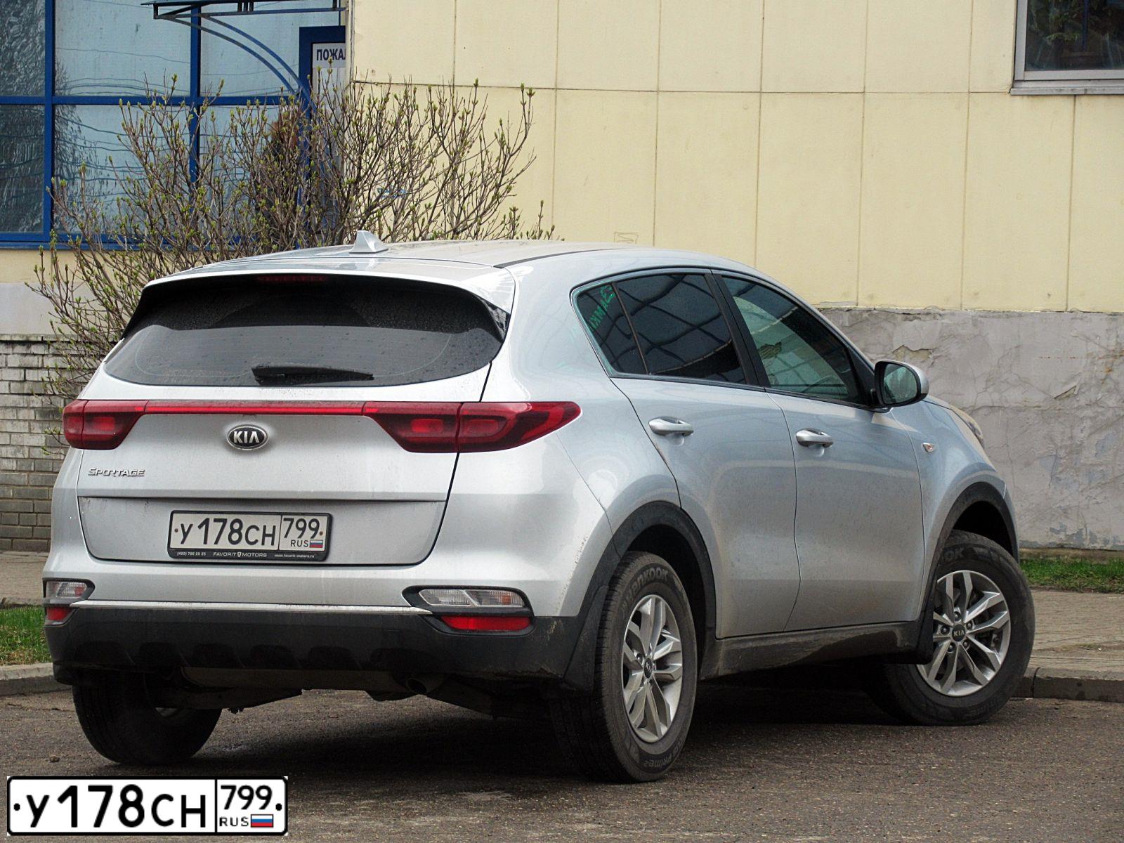 Фото автомобиля KIA SPORTAGE QLE, 2019 — госномер О068НС76