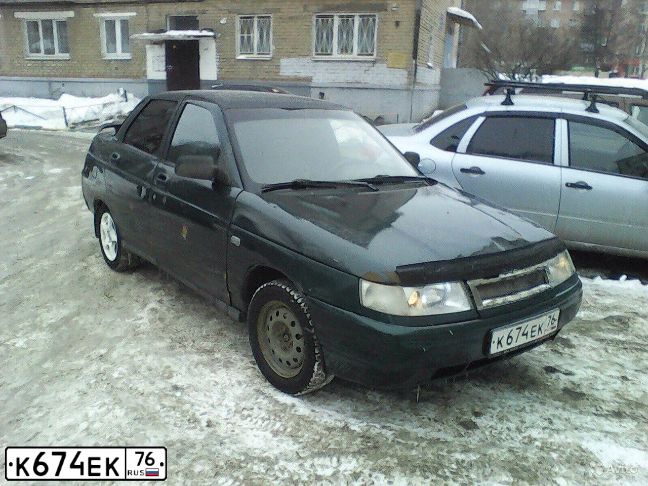 Фото автомобиля LADA 2110, 2004 — госномер Р299НК45. Цвет: Темно-зеленый