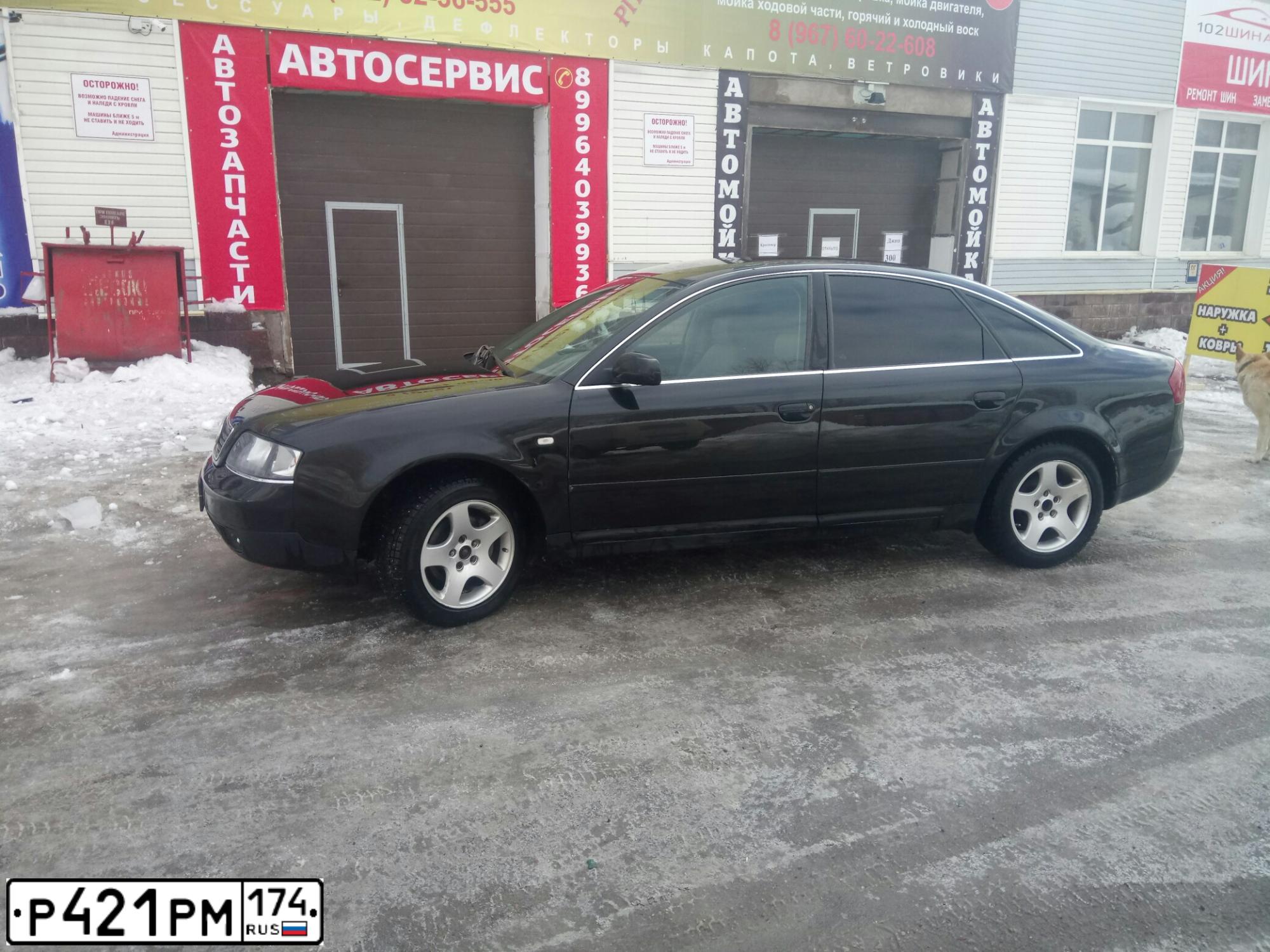 Фото автомобиля AUDI A6, 1999 — госномер Е762ОТ18. Цвет: ЗЕЛЕНЫЙ