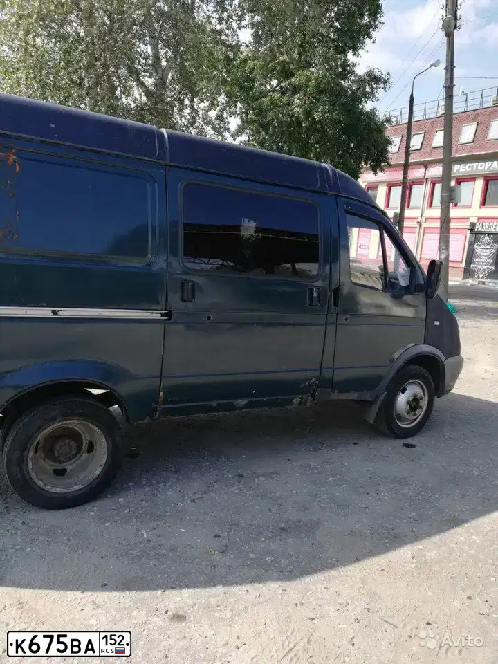Фото автомобиля GAZ 2705 EL, 2005 — госномер К675ВА152. Цвет: Сине-зеленый
