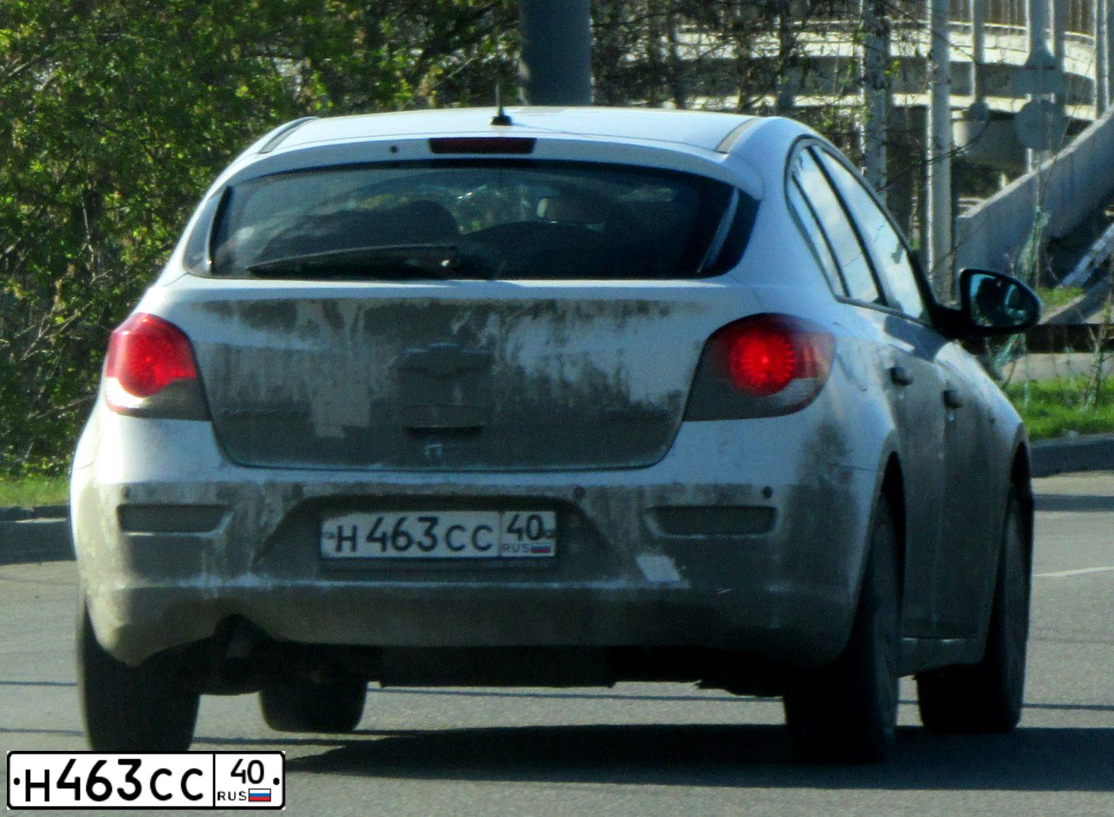 Фото автомобиля CHEVROLET CRUZE, 2013 — госномер Н463СС40. Цвет: БЕЛЫЙ