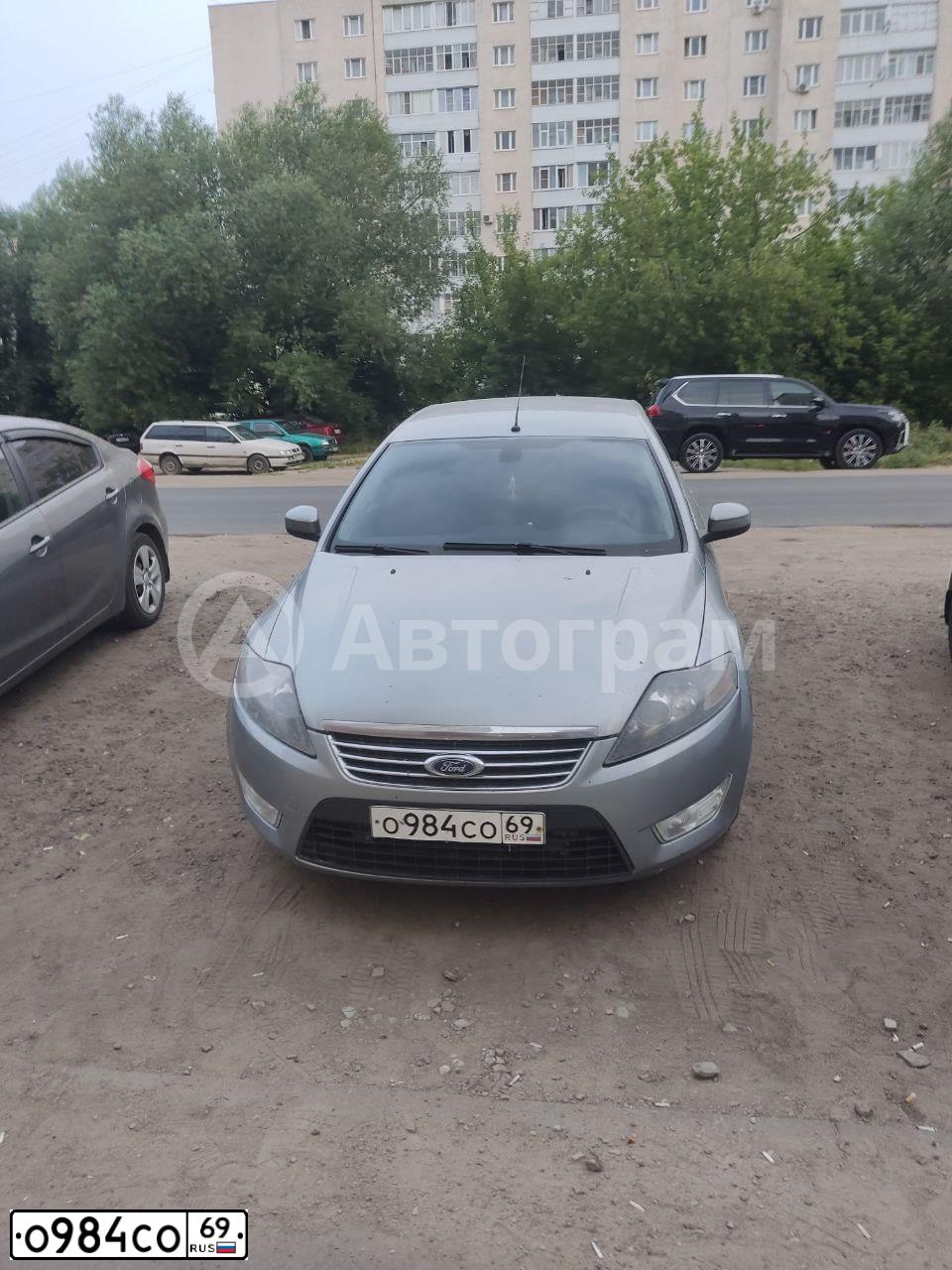 Фото автомобиля FORD MONDEO, 2007 — госномер О984СО69. Цвет: СЕРЫЙ