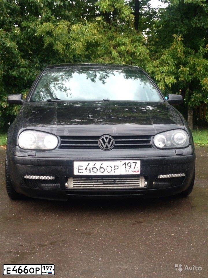 Фото автомобиля VOLKSWAGEN GOLF, 2003 — госномер Р424РН40. Цвет: ЧЕРНЫЙ