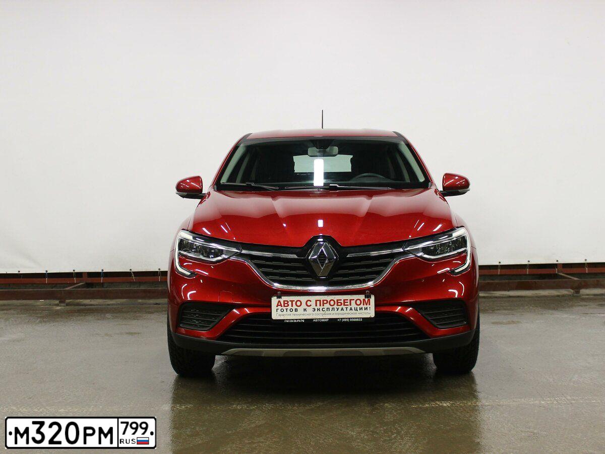 Фото автомобиля RENAULT ARKANA, 2019 — госномер К180АА977. Цвет: Красный