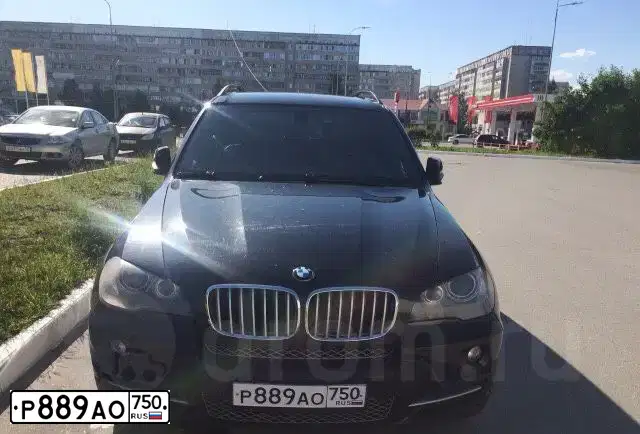 Фото автомобиля BMW X5, 2009 — госномер Х645ОС124. Цвет: ЧЕРНЫЙ