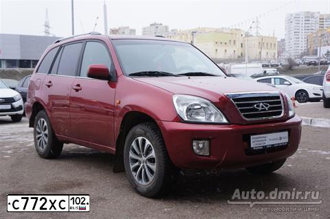 Фото автомобиля CHERY TIGGO, 2013 — госномер С772ХС102. Цвет: Красный