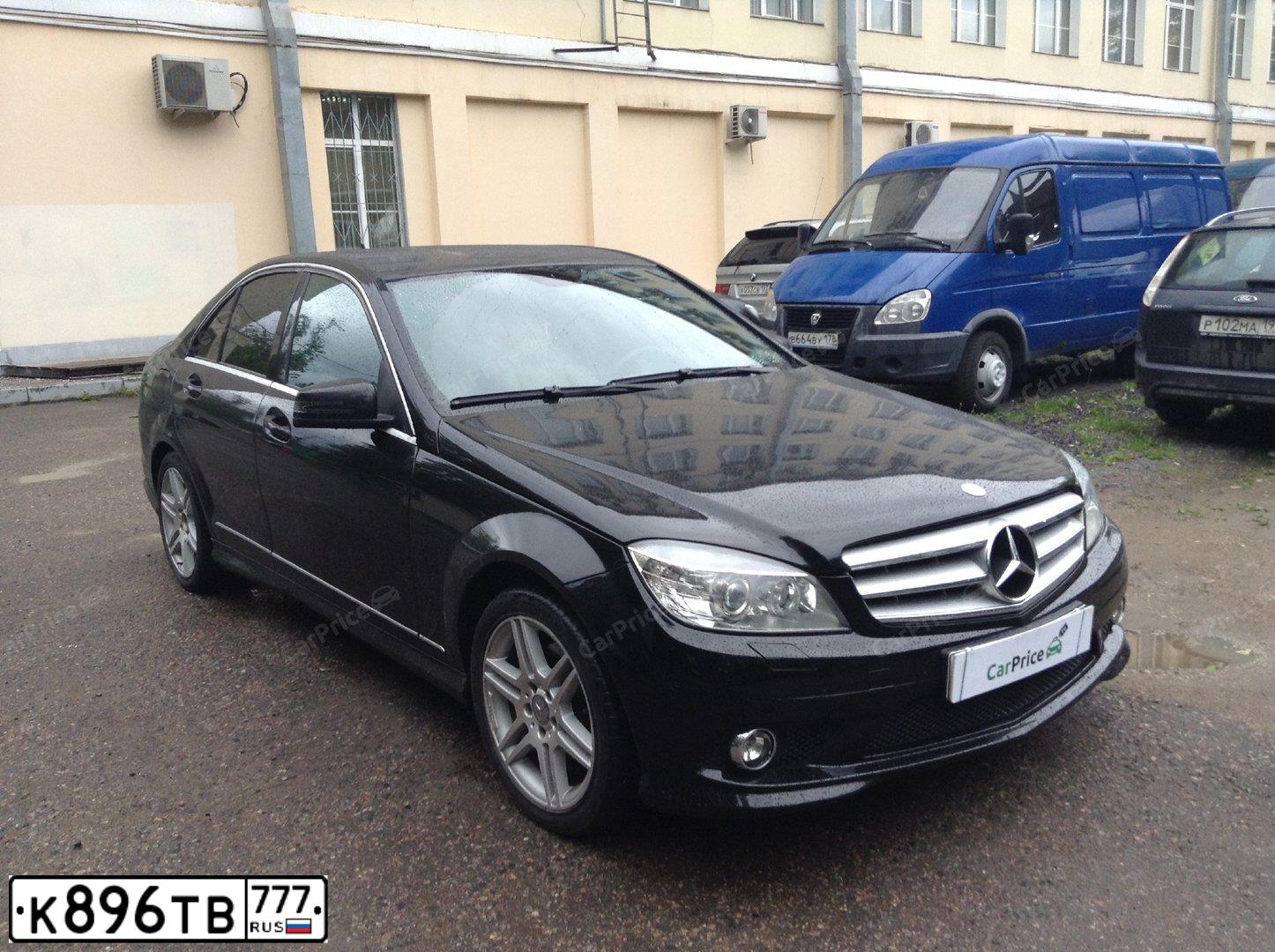 Фото автомобиля MERCEDES-BENZ C280, 2009 — госномер М231СМ21. Цвет: ЧЕРНЫЙ