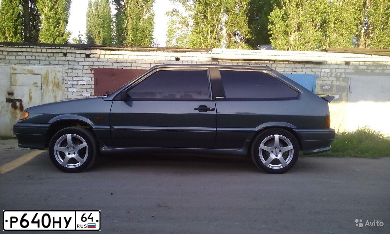 Фото автомобиля LADA 2114 SAMARA, 2008 — госномер М059ВВ134. Цвет: средний серо-зеленый металлик