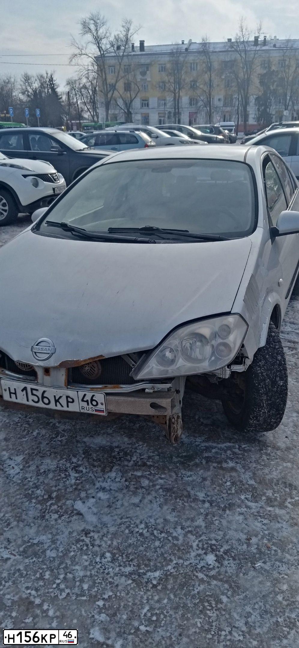 Фото автомобиля NISSAN PRIMERA, 2003 — госномер Н156КР46