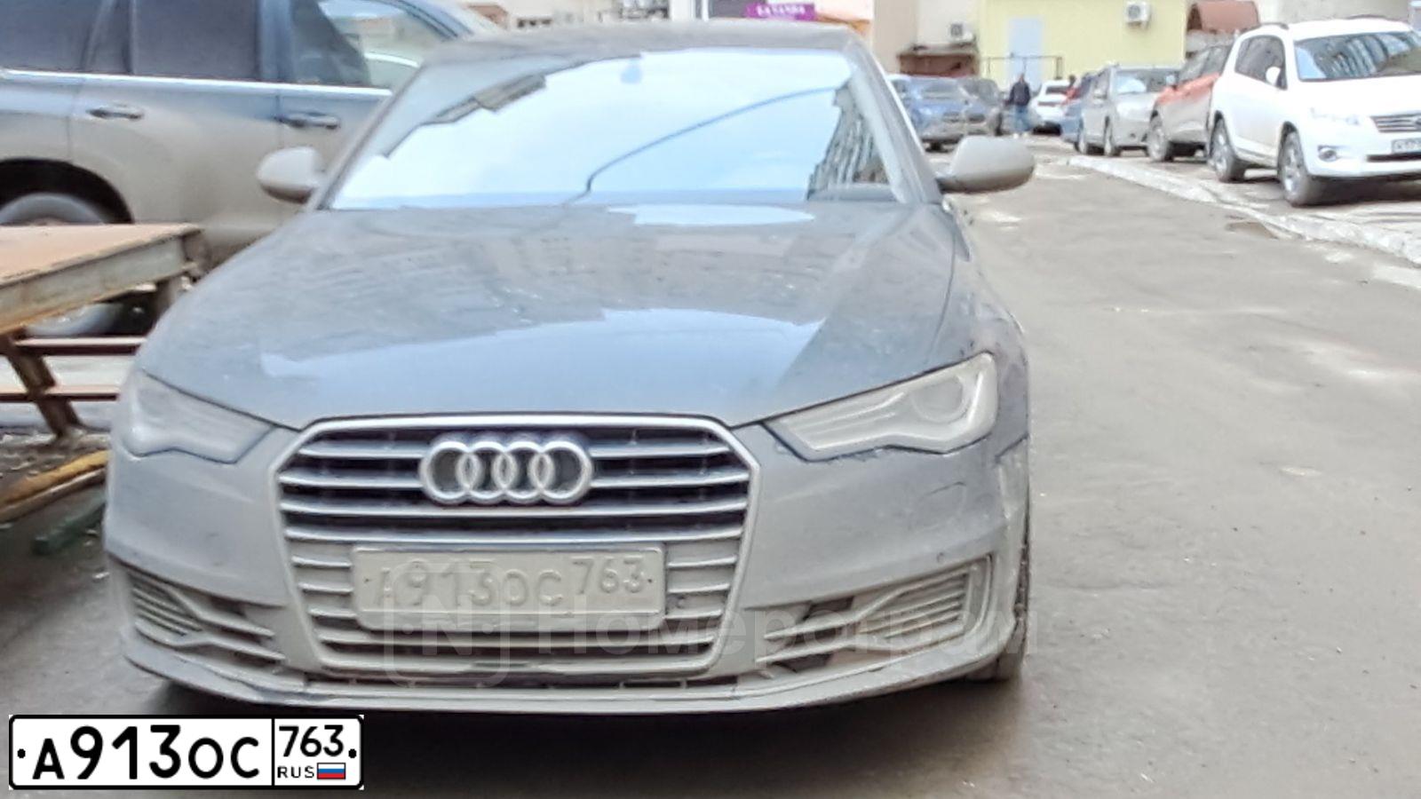 Фото автомобиля AUDI A6, 2015 — госномер А913ОС763. Цвет: ЧЕРНЫЙ