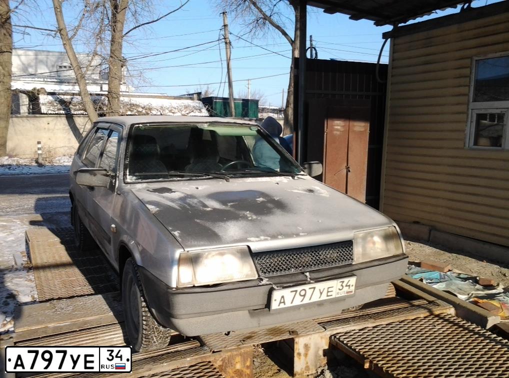 Фото автомобиля LADA 2109 SAMARA, 2004 — госномер А797УЕ34. Цвет: СВЕТЛО СЕРЕБРИСТЫЙ МЕТАЛЛ