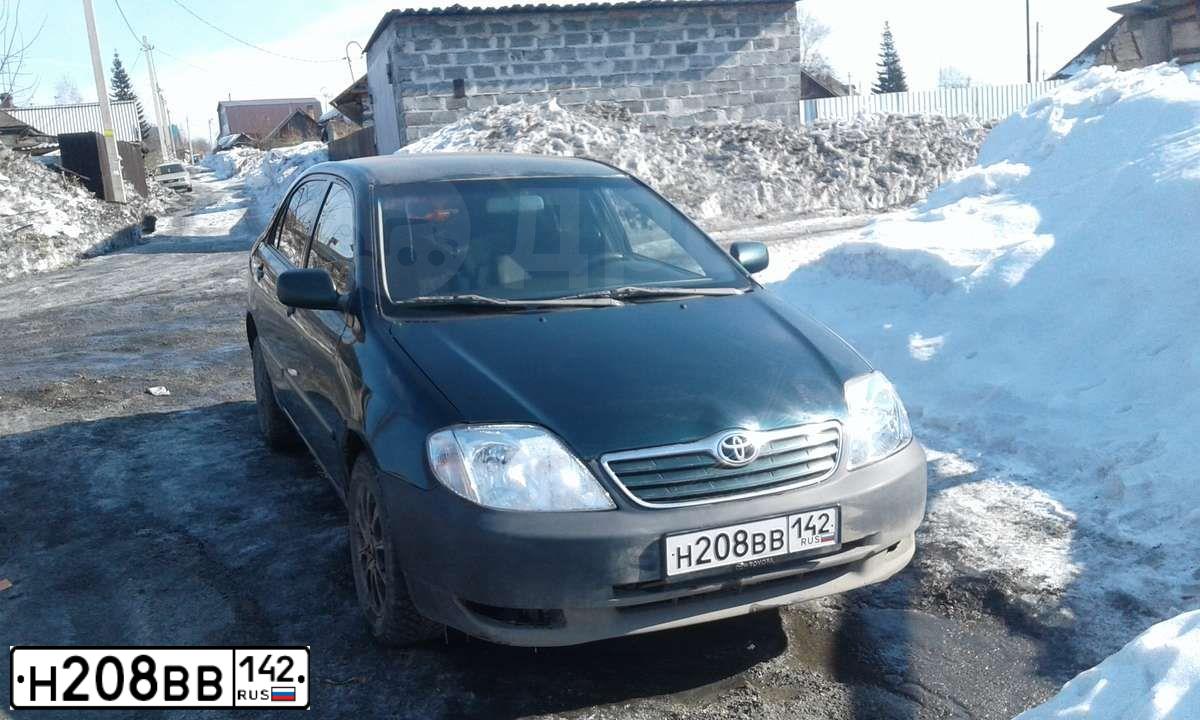 Фото автомобиля TOYOTA COROLLA, 2006 — госномер Н208ВВ142. Цвет: Темно-зеленый
