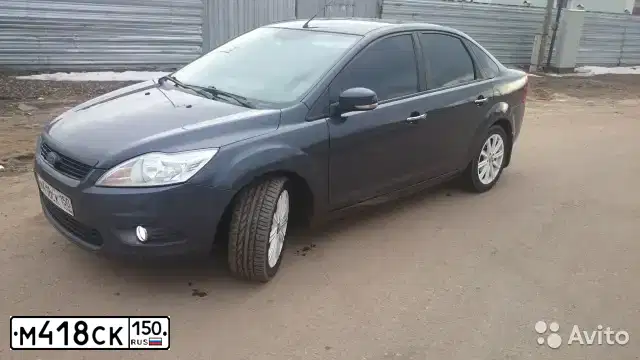 Фото автомобиля FORD FOCUS, 2008 — госномер М418СК150. Цвет: СЕРЫЙ ТЕМНЫЙ
