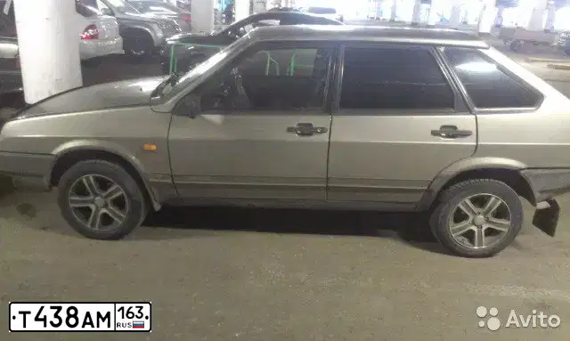 Фото автомобиля LADA 2109 SAMARA, 2002 — госномер Т438АМ163. Цвет: Красный