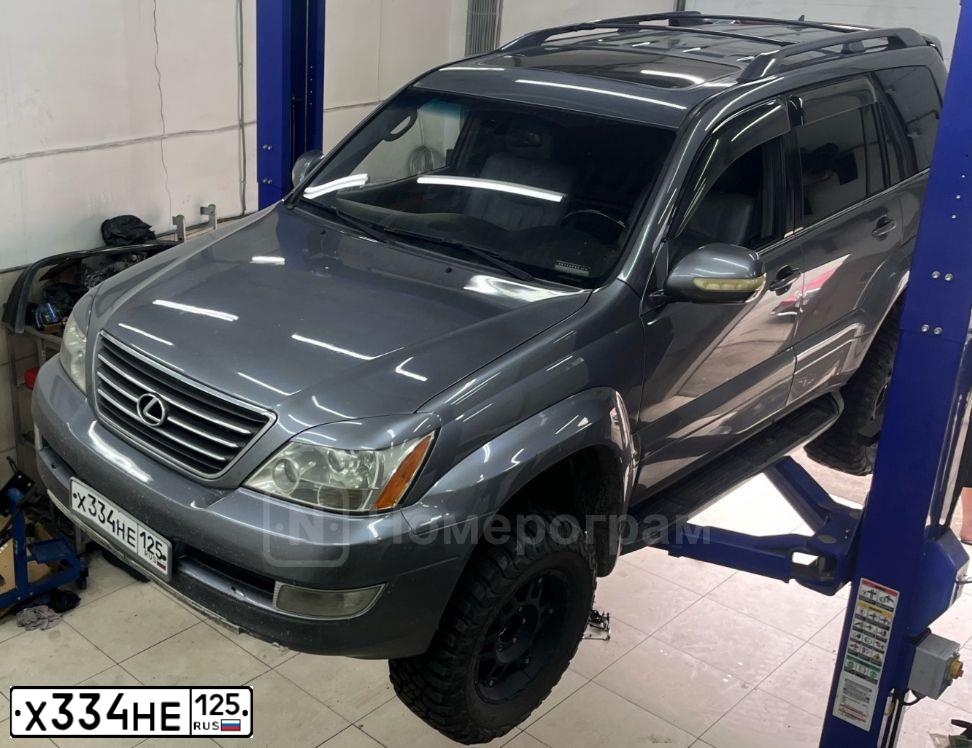 Фото автомобиля LEXUS GX, 2003 — госномер Е125ЕМ125