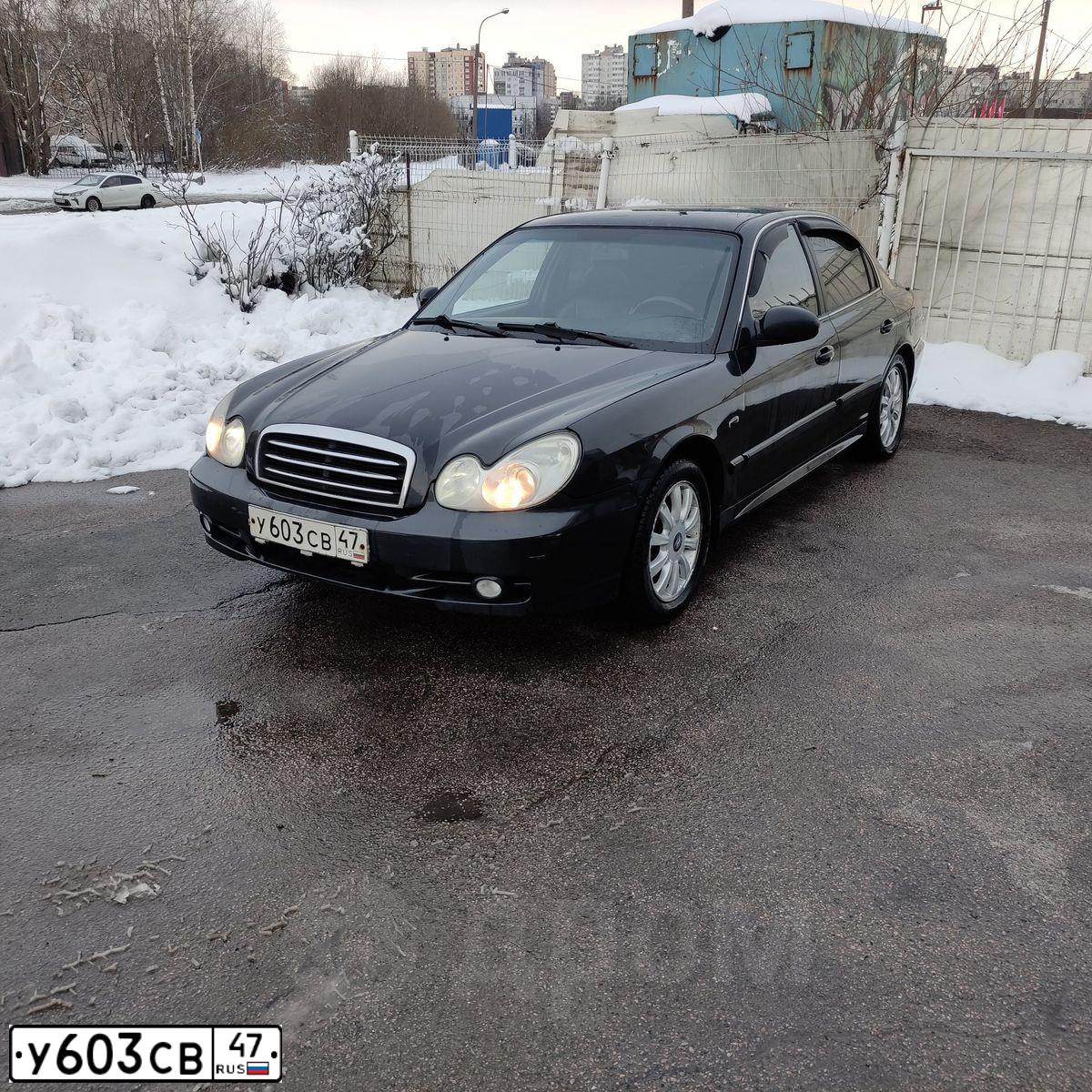Фото автомобиля TAGAZ SONATA, 2007 — госномер У603СВ47. Цвет: ЧЕРНЫЙ