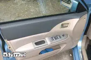 Фото автомобиля CHERY Y FORA A21, 2008 — госномер К575УУ199. Цвет: СВЕТЛО-СЕРО-ГОЛУБОЙ