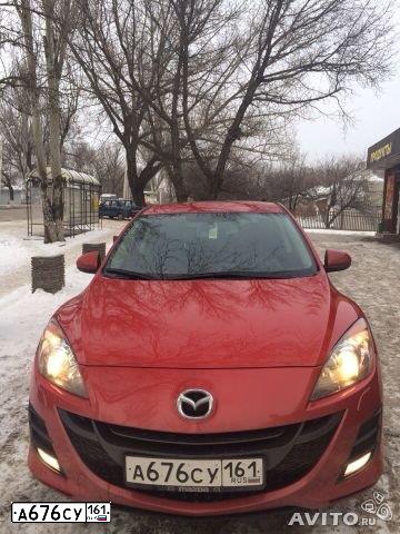 Фото автомобиля МАЗДА 3, 2009 — госномер О689ВА126. Цвет: Красный