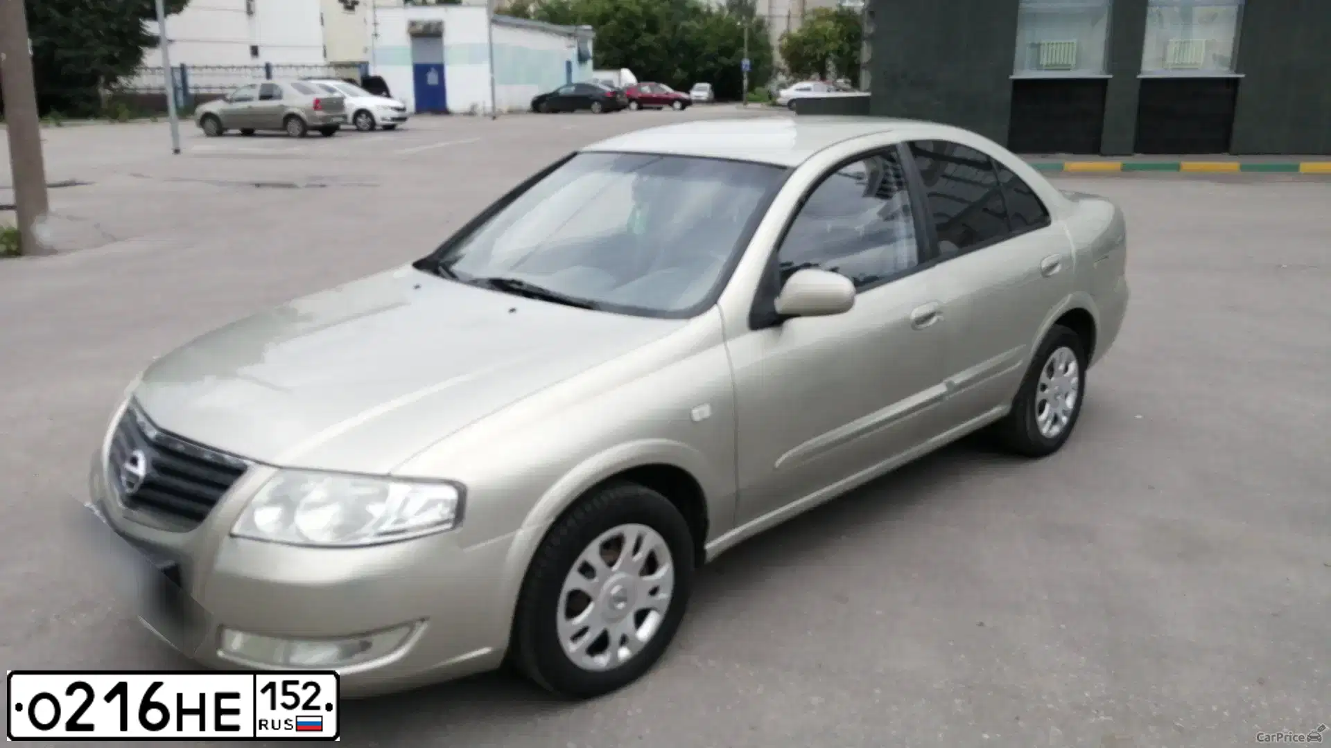 Фото автомобиля NISSAN ALMERA, 2006 — госномер О216НЕ152. Цвет: БЕЖЕВЫЙ