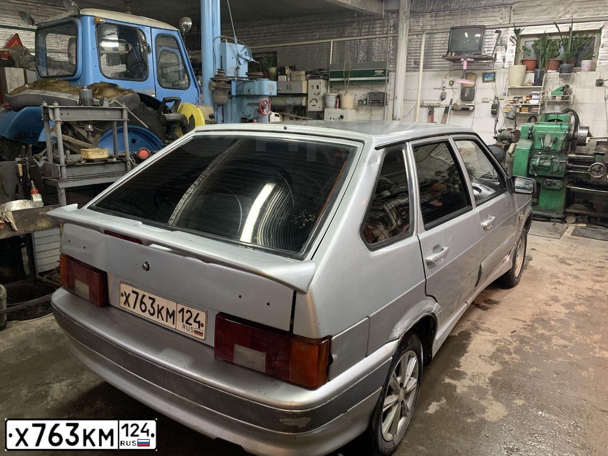 Фото автомобиля LADA 2114 SAMARA, 2005 — госномер К509ОТ124. Цвет: СЕРЕБРИСТЫЙ