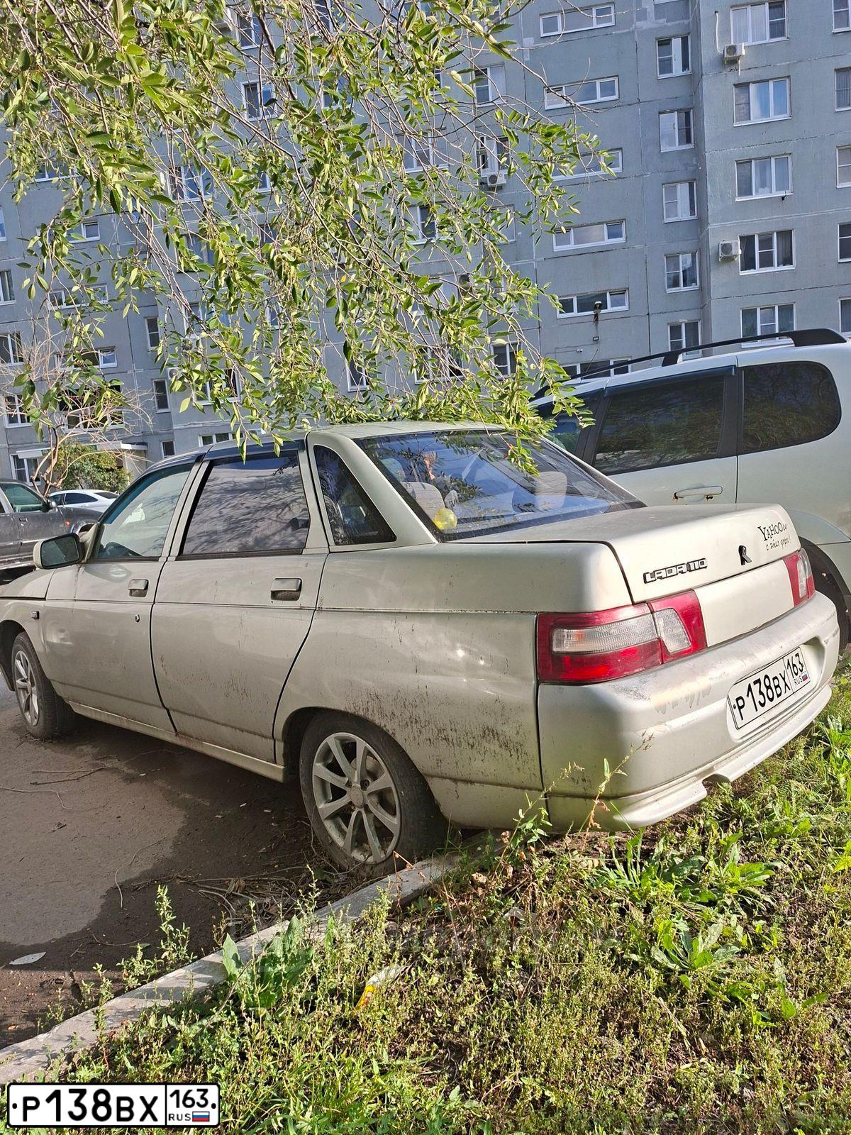 Фото автомобиля LADA 2110 LADA, 2001 — госномер Р138ВХ163. Цвет: ЗЕЛЕНЫЙ