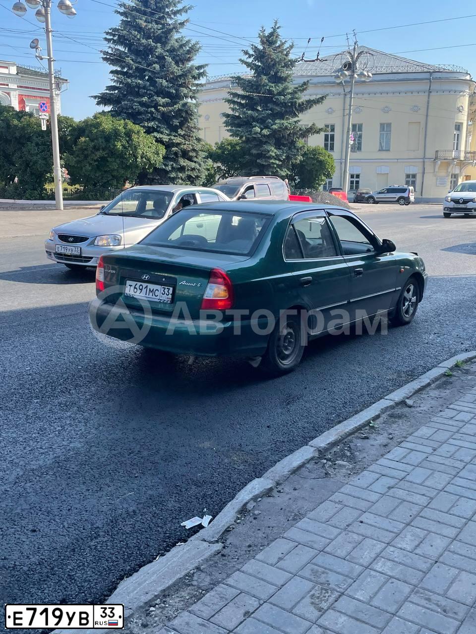 Фото автомобиля TAGAZ Z ACCENT, 2007 — госномер Е719УВ33. Цвет: СЕРЕБРИСТЫЙ