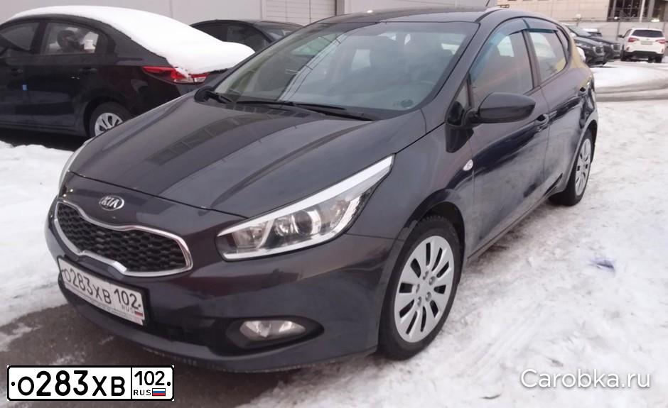 Фото автомобиля KIA CEE'D, 2012 — госномер В083СВ702. Цвет: СЕРЫЙ