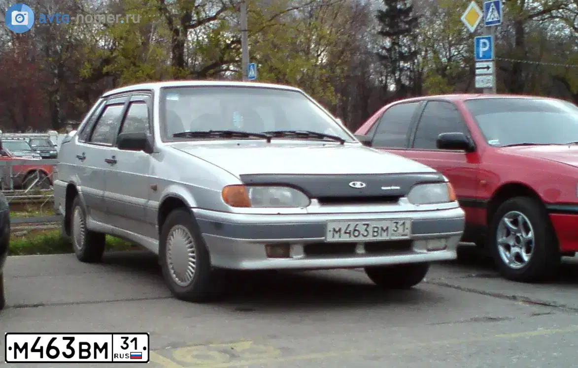 Фото автомобиля LADA 2115 SAMARA, 2001 — госномер Х881ОС31. Цвет: Светло-Серебристый металлик