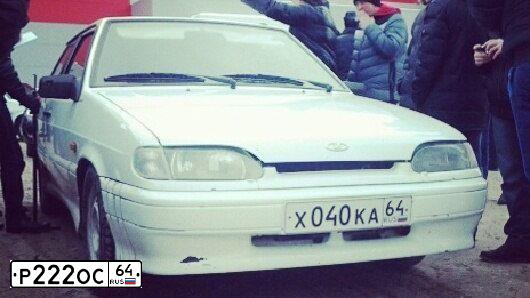 Фото автомобиля LADA 2114 SAMARA, 2007 — госномер С004КЕ64. Цвет: ГРАФИТОВЫЙ МЕТАЛИК