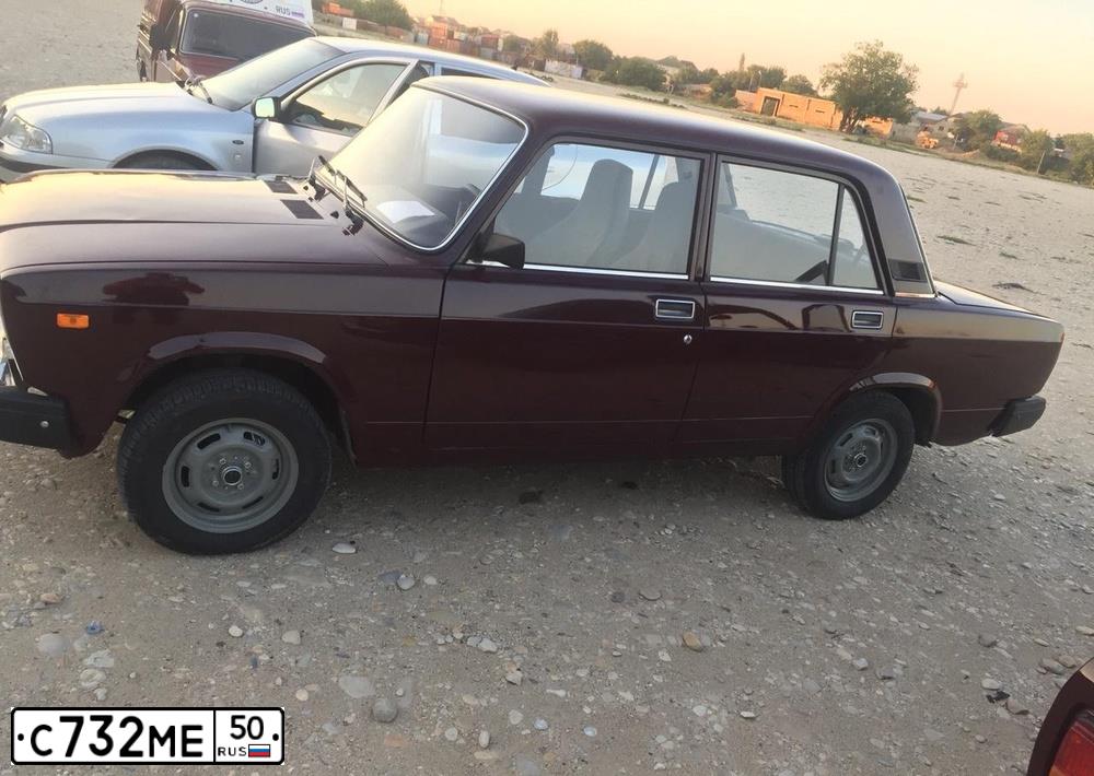 Фото автомобиля LADA 2107, 2009 — госномер С732МЕ50. Цвет: ВИШНЕВЫЙ ТЕМНЫЙ