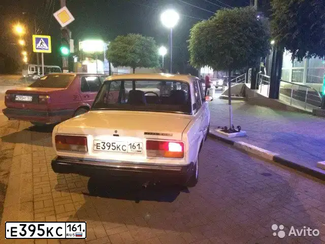 Фото автомобиля VAZ ВАЗ 21074, 2007 — госномер М849ТТ161. Цвет: ЯРКО-БЕЛЫЙ