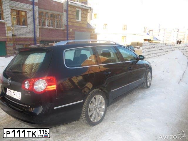 Фото автомобиля VOLKSWAGEN PASSAT, 2010 — госномер Р111ТК116. Цвет: ЧЕРНЫЙ