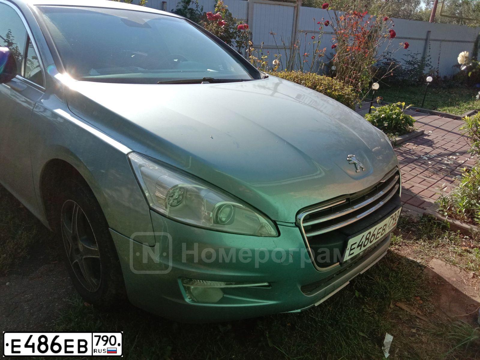 Фото автомобиля PEUGEOT 508, 2012 — госномер Е486ЕВ790