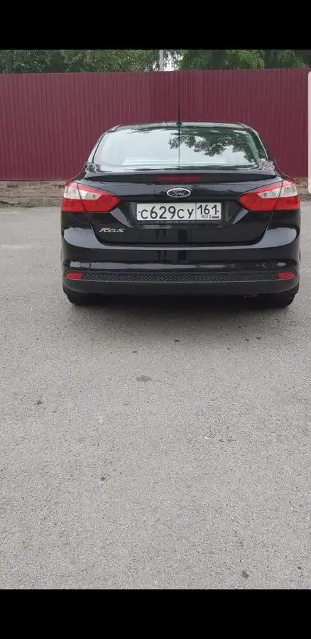 Фото автомобиля FORD FOCUS, 2013 — госномер С629СУ161. Цвет: ЧЕРНЫЙ