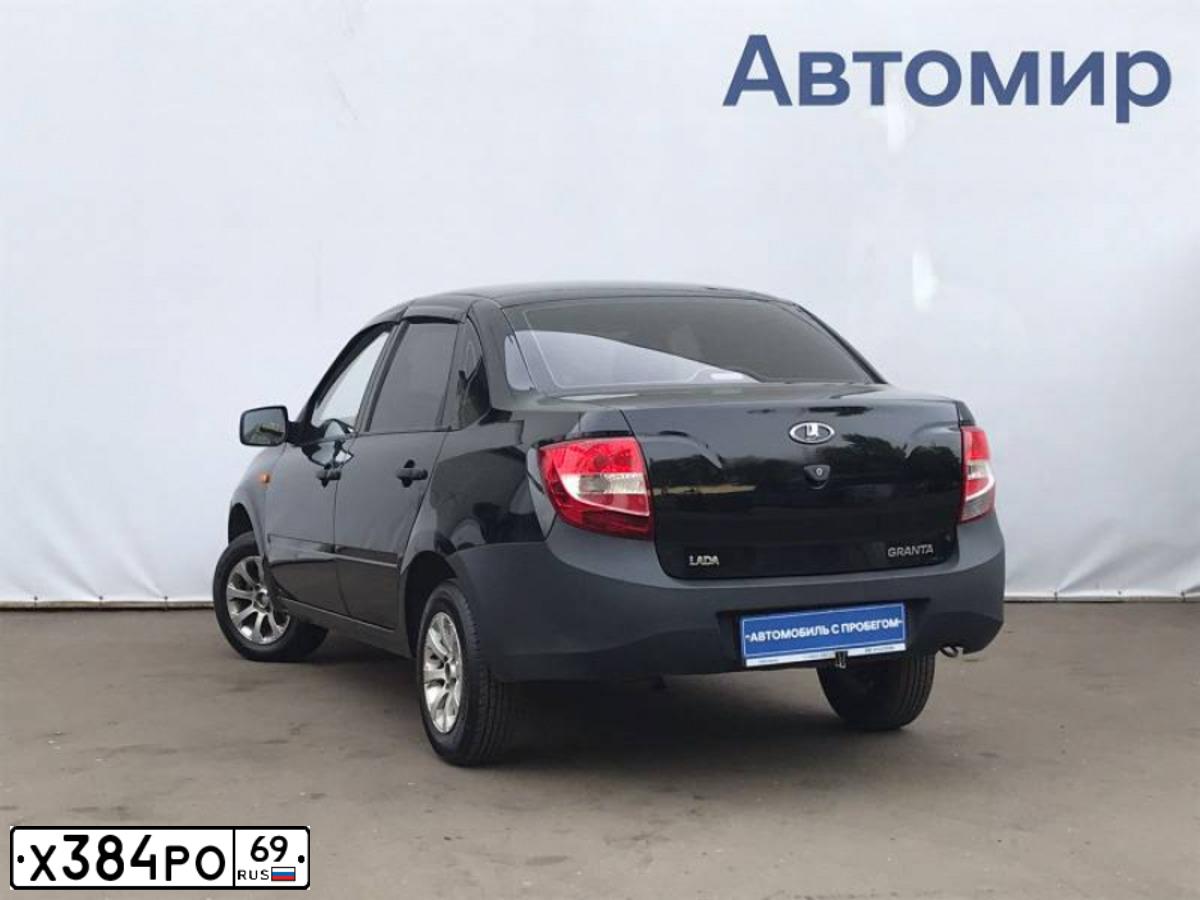 Фото автомобиля LADA 2190 GRANTA, 2014 — госномер К902ВС57. Цвет: ЧЕРНЫЙ