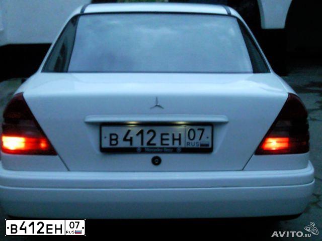 Фото автомобиля MERCEDES BENZ C-200, 1997 — госномер К799УВ147. Цвет: БЕЛЫЙ