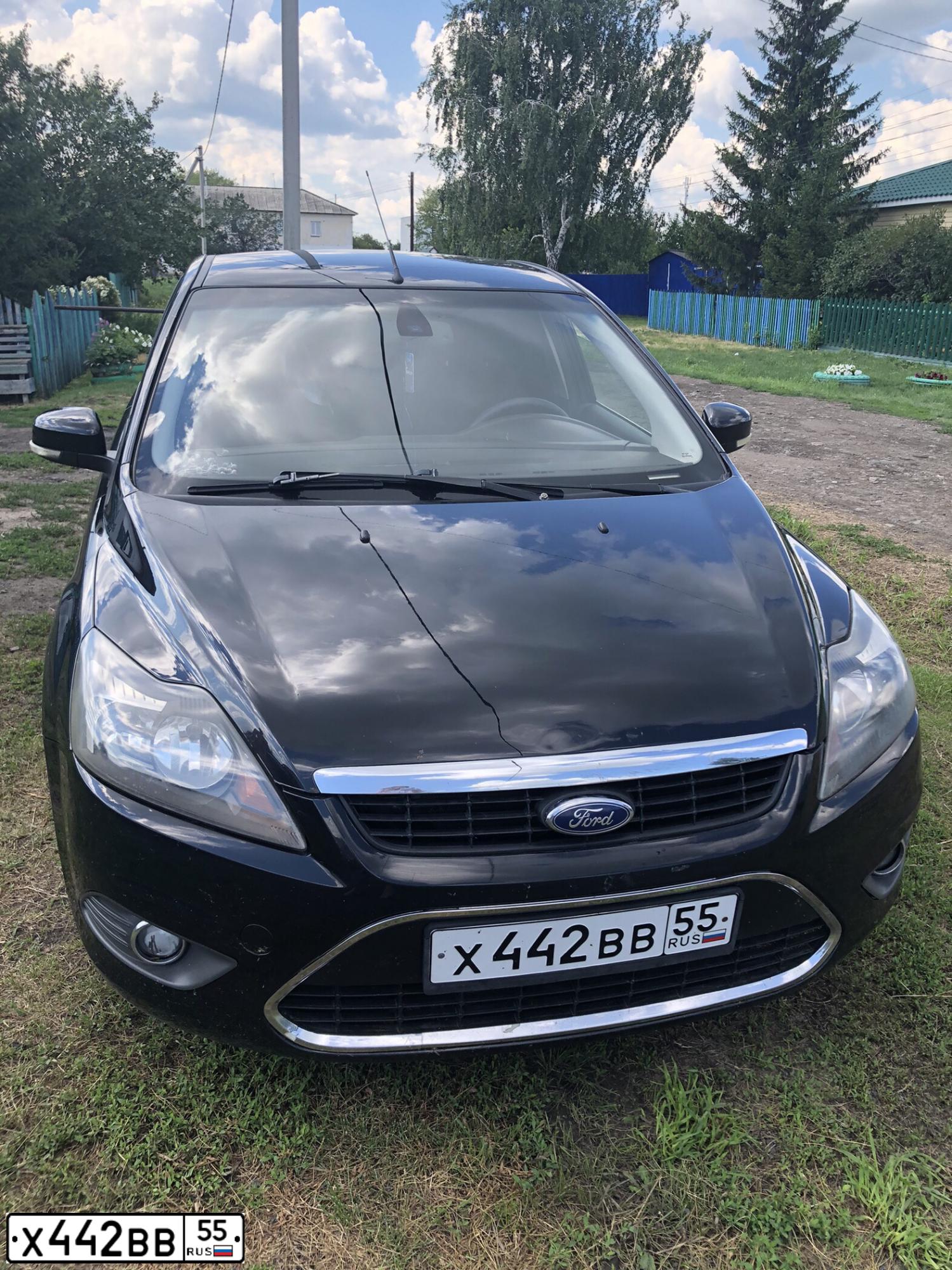 Фото автомобиля FORD FOCUS, 2008 — госномер А860АУ172. Цвет: ЧЕРНЫЙ