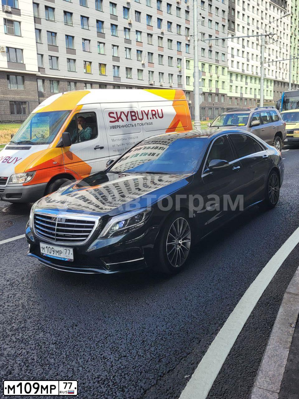 Фото автомобиля MERCEDES S-KLASSE, 2006 — госномер С333УО98. Цвет: ЧЕРНЫЙ
