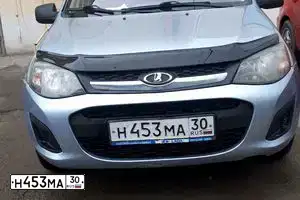 Фото автомобиля LADA 2192 KALINA, 2013 — госномер Е356УС126. Цвет: ГОЛУБОЙ