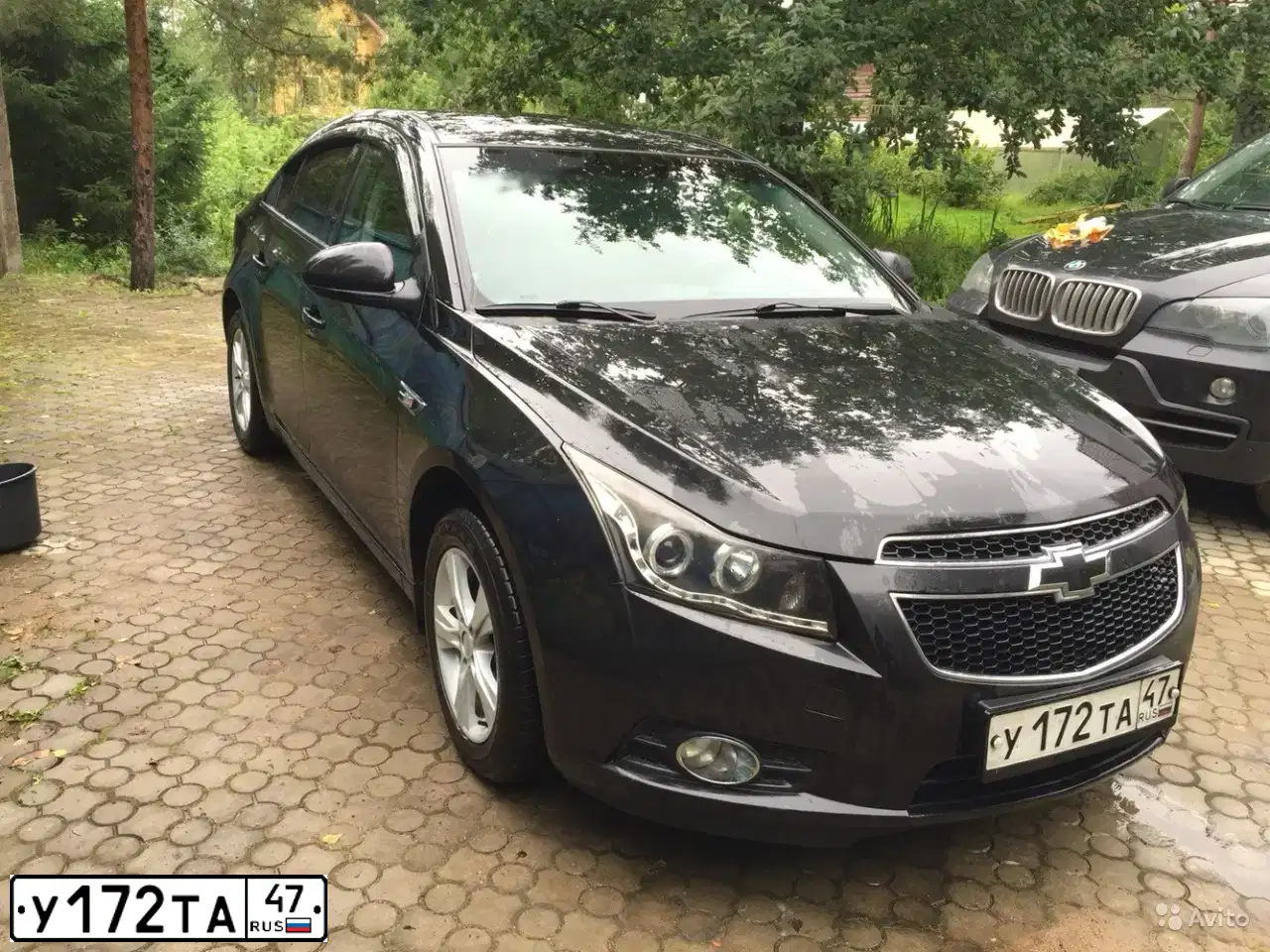 Фото автомобиля CHEVROLET CRUZE, 2011 — госномер С060ОУ60. Цвет: ЧЕРНЫЙ