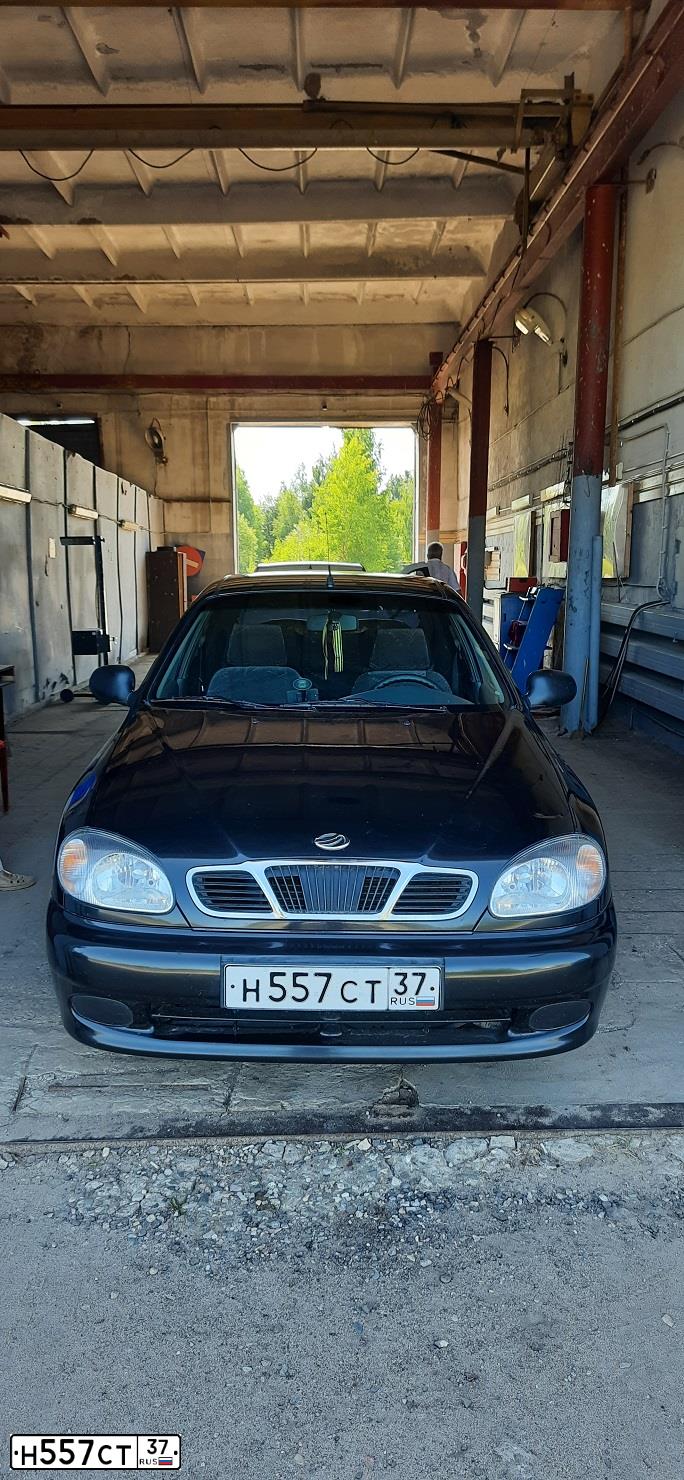 Фото автомобиля ZAZ CHANCE, 2010 — госномер Н557СТ37. Цвет: ЧЕРНЫЙ