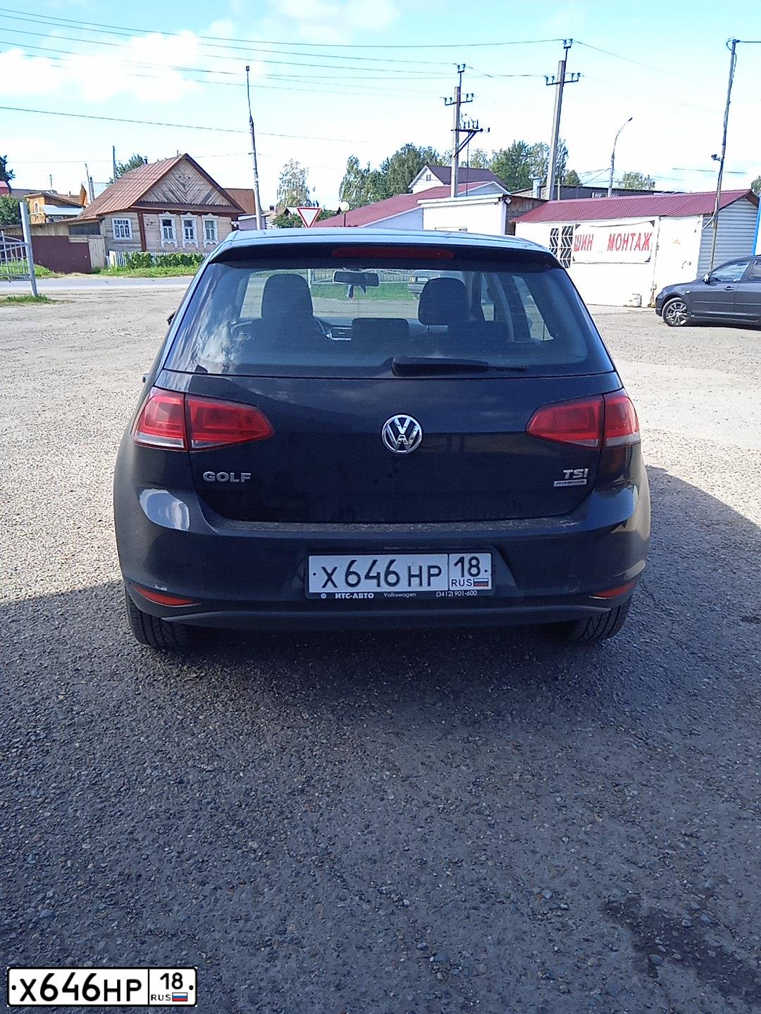 Фото автомобиля VOLKSWAGEN GOLF, 2014 — госномер Х646НР18