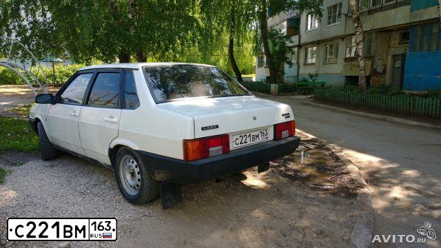 Фото автомобиля LADA 2109 SAMARA, 1997 — госномер С221ВМ163. Цвет: Белый