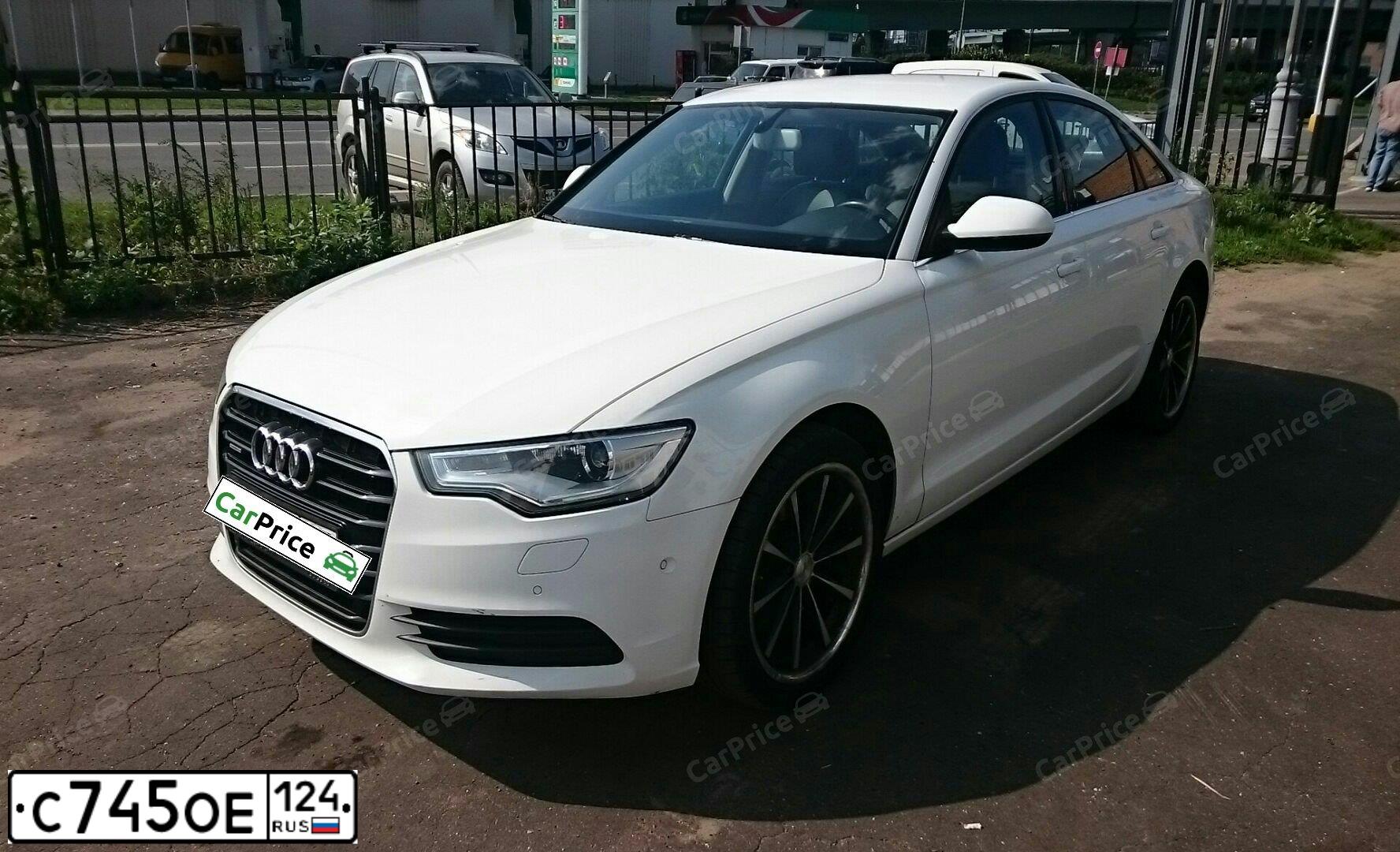 Фото автомобиля AUDI A6, 2011 — госномер Р403ММ159. Цвет: Белый